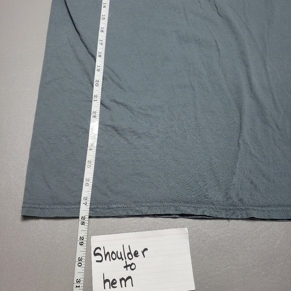 fruit of the loom basic gray crew neck short sleeve tshirt size medium - Picture 6 of 7